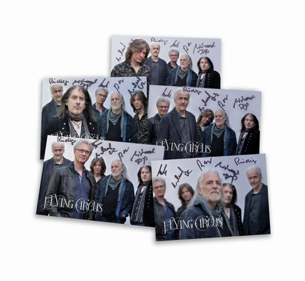 Signiertes Autogrammkarten-Set
